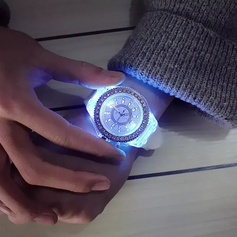 Relógio Feminino personalizado em LED